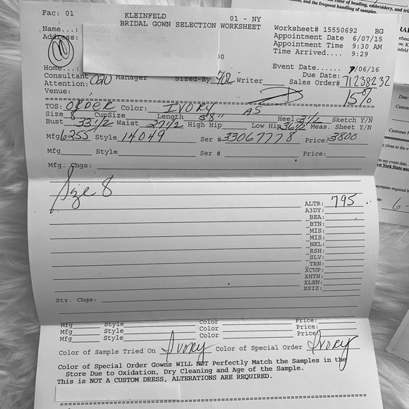 NWT - Dennis Basso Wedding Dress - Picture 16 of 16